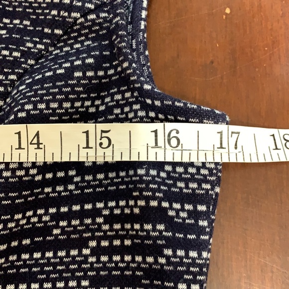 Ann Taylor Navy Sleeveless Sheath Dress - Picture 7 of 8